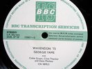 GEORGIE FAME/CHRIS BARBER - BBC Transcription LP 1973