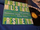 MILES DAVIS BAGS GROOVE, 1958 YELLOW LABEL, N.J ADDRESS