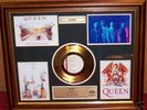 QUEEN - 24 CT Gold Disc and Concert Photos