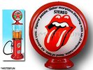 ENSEIGNE LUMINEUSE POMPE ESSENCE 50'  ROLLING STONES