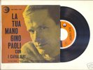 GINO PAOLI - LA TUA MANO primo EP 45 rpm 1959 raro
