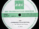 DOC WATSON - BBC Transcription Disc LP 1979