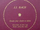 Rare - MICHELE AUCLAIR - Six Bach Sonatas - DF 209/210