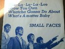 SMALL FACES megaRARE 60's TURKISH EP w/Pic Slv 