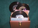 Square Dance Records, 45 RPM with carrying case
