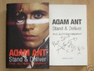ADAM ANT 'STAND AND DELIVER'  AUTOBIOGRAPHY **SIGNED**