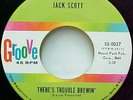 Rockabilly 45 JACK SCOTT There's Trouble Brewin' HEAR