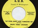 RALPH SOUL JACKSON 45 LET YOUR SWEET LOVE +1 NORTHERN