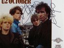 U2 *FULLY AUTOGRAPHED  October ALBUM* BONO * THE EDGE