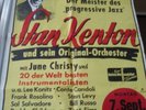 STAN KENTON JUNE CHRISTY 1953  POSTER & SIGNED PROGRAM
