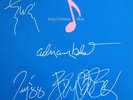 KING CRIMSON *AUTOGRAPHED ALBUM BY ALL 4* ROBERT FRIPP
