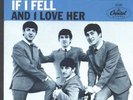 BEATLES If I Fell CAPITOL Picture Sleeve 45 PS n MINT