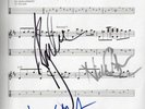 PINK FLOYD US AND THEM SHEET MUSIC FULLY SIGNED W/COA