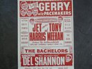 Original 1960s Gerry and the Pacemakers Flyer  Handbill