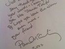 PAUL MCCARTNEY 'DANCE TONIGHT' UNIQUE *SIGNED* LETTER