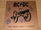 AC/DC signed album 
