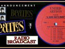 Beatles HARD DAYS NIGHT Radio Spot Announcement LP Fine