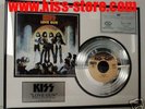 KISS off. PLATIN-Award zur LOVE GUN Single 1977 USA