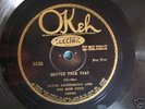LOUIS ARMSTRONG HOT 5 RACE OKEH 8535 RARE AND CLEAN