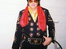 ELVIS 70s BLACK AND RUBY  CONCERT JUMPSUIT BELT