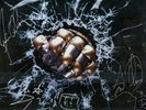 SAVATAGE-POWER OF NIGHT-AUTOGRAPHED-CHRIS OLIVA-LP