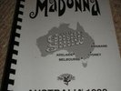 Madonna Girlie Show Tour Itinerary - Australia 1993