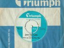 RARE-PETER JAY & THE BLUE MEN-JUST TOO LATE-UK TRIUMPH