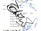 THE SMITHS FULLY SIGNED SHEET MUSIC W/COA - MORRISSEY