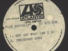 Led Zeppelin - Hey Hey/Immigrant Song RARE Acetate 7