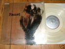 FAUST - clear vinyl  GERMAN  KRAUT LP orig. 71  PROMO