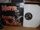 MISFITS LEGACY OF BRUTALITY WHITE VINYL RARE SAMHAIN