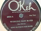 47)  78 RPM   KING OLIVER'S JAZZ BAND   OKEH 40034