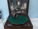 DECCA wind up 78's gramophone horn recored player