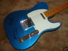 STATUS QUO AUTOGRAPHED TELECASTER,£1 NO RES,BRAND NEW