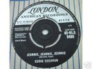 Eddie Cochran : Jeannie, Jeannie, Jeannie UK 7