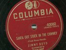 78-CHRISTMAS-JIMMY BOYD-COLUMBIA-SANTA GOT STUCK IN THE