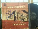 ART PEPPER LP QUARTET ORIGINAL '59 TAMPA w. AUTOGRAPH