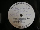  EMIDISC BEATLES A DAY IN THE LIFE ACETATE 7