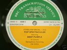 DEEP PURPLE IN CONCERT TRANSCRIPTION DISC EALRY 70'S
