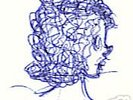 ROLLING STONE RONNIE WOOD ORIGINAL DRAWING 1968
