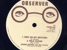 Dennis Brown & Big Youth Ride On Brother RARE Observer