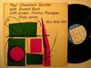 PAUL CHAMBERS QUINTET Self Titled BLUE NOTE LP W. 63rd