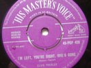 ELVIS PRESLEY I'M LEFT YOU'RE RIGHT (ORG 7