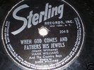 Hank Williams Sterling 78 204 Rare Misprint