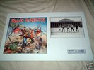 IRON MAIDEN THE TROOPER HAND SIGNED PHOTO DISPLAY