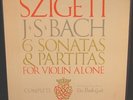 BACH violin  SZIGETI  solo Sonatas & Partitas 3LPs NM