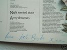 KATE BUSH -NEVER FOR EVER LP- SIGNED/GENUINE AUTOGRAPH