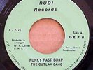 VERY RARE SOUL FUNK 45 OUTLAW GANG on RUDI, L-2721