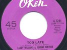 Rare Northern Soul 45-Larry Williams & Johnny Watson-To