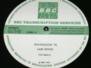 LABI SIFFRE   Humphrey LYTTLETON   BBC Transcription